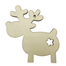 Pendentif en bois créatif renne wapiti arbre de Noël décoration de la maison pendentif bricolage fait main